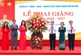 Rạng rỡ nụ cười thu trong ngày hội khai trường ở THCS Trần Duy Hưng