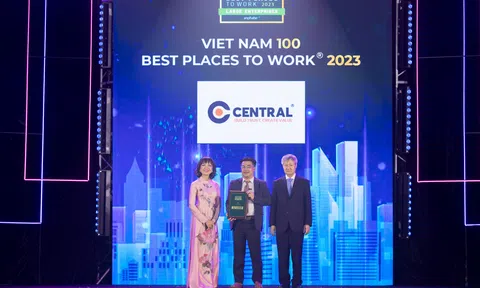 Central lọt vào Top 100 Nơi làm việc tốt nhất Việt Nam