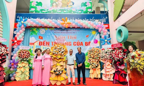 Rộn ràng ngày khai giảng năm học mới tại trường mầm non Họa Mi 1
