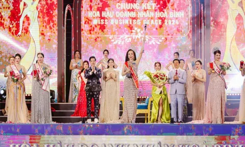 Danh hiệu Hoa hậu Doanh nhân Hoà bình 2024 gọi tên Hoắc Thị Huyền