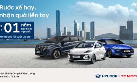 Rước xế hay, nhận quà liền tay cùng Hyundai Lê Văn Lương