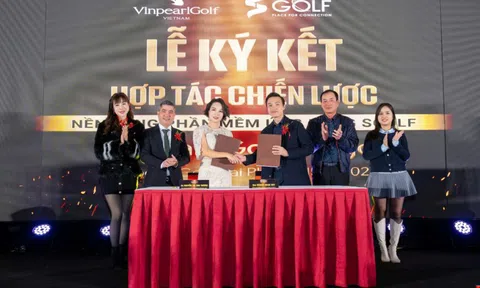 Vinpearl Golf và SGolf ký kết hợp tác chiến lược: Bước tiến mới trong ứng dụng công nghệ cho ngành golf Việt Nam