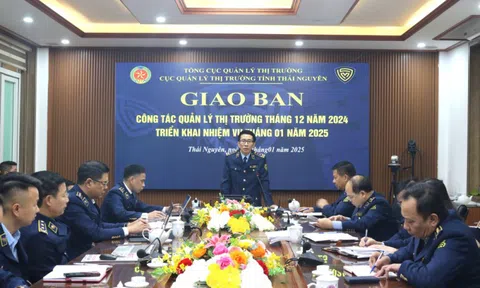 Cục QLTT tỉnh Thái Nguyên hoàn thành xuất sắc nhiệm vụ năm 2024