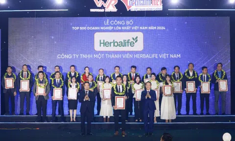 Herbalife Việt Nam được vinh danh Top 500 doanh nghiệp lớn nhất Việt Nam lần thứ 6