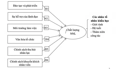 Các yếu tố ảnh hưởng đến chất lượng nguồn nhân lực của Công ty Cổ phần thực phẩm và nước giải khát Nam Việt
