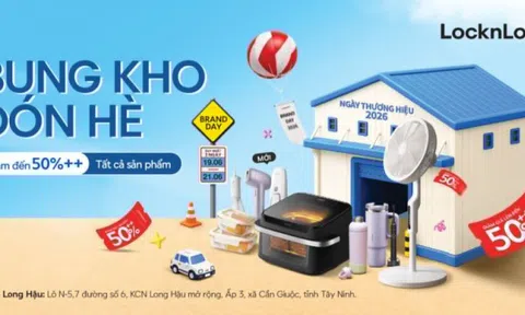 Mua sắm thả ga hàng loạt sản phẩm LocknLock dịp siêu sale Brand Day