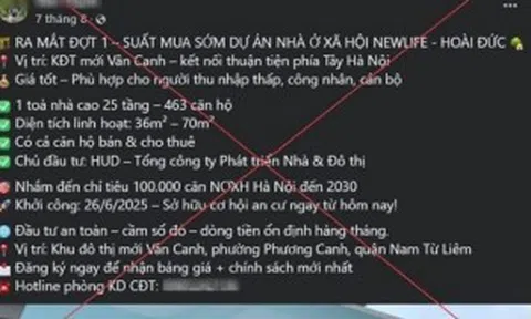 Cảnh giác với bẫy lừa đảo 'suất nội bộ' mua nhà ở xã hội