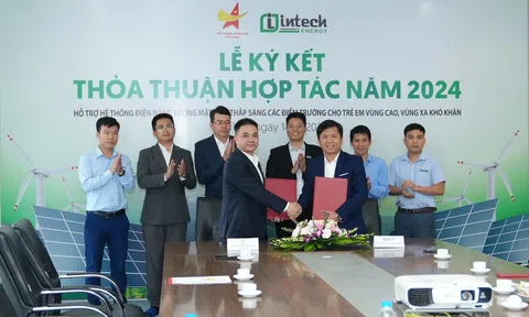 Intech Energy hợp tác cùng Hội Doanh nhân trẻ Việt Nam mang điện mặt trời về trường bản