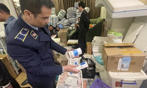 Thu giữ 3 tấn nguyên liệu thuốc và thực phẩm chức năng '3 không'