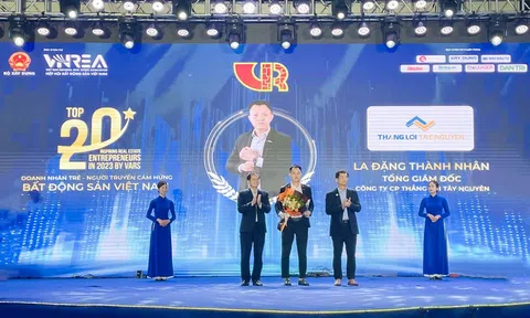 CEO La Đặng Thành Nhân: Top 20 doanh nhân trẻ truyền cảm hứng bất động sản Việt Nam 2023