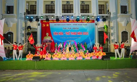 Giao Thủy (Nam Định): Tái hiện thời kỳ lịch sử hào hùng của dân tộc qua Hội diễn văn nghệ giàu tính nghệ thuật