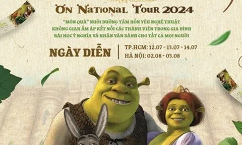 Nhạc kịch 'Shrek: On National Tour' chuẩn bị được trình diễn tại TP Hồ Chí Minh và Hà Nội