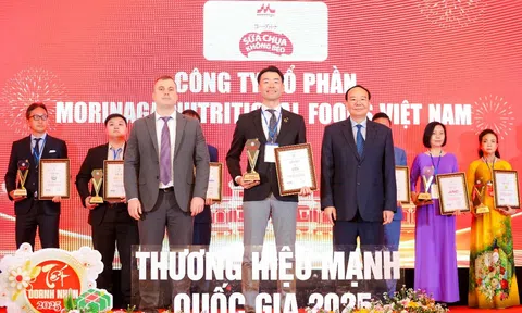 Thương hiệu Sữa chua không béo Morinaga được vinh danh Top 12 Thương hiệu Mạnh Quốc gia năm 2025