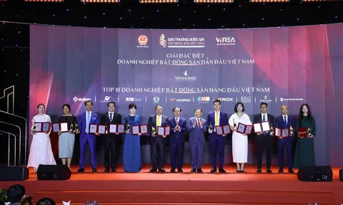 Giải thưởng Quốc gia Bất động sản Việt Nam lần thứ II vinh danh các doanh nghiệp, dự án tiêu biểu