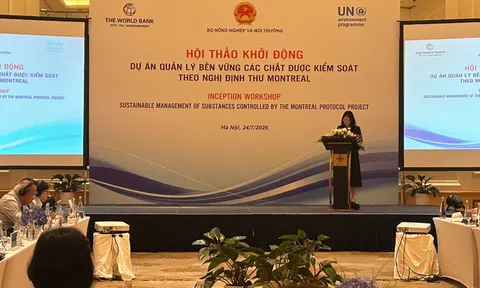 Việt Nam khởi động Dự án bảo vệ tầng ozone SMS-MP