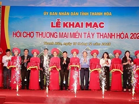 Hội chợ Thương mại miền Tây Thanh Hóa 2023: Thu hút 230 gian hàng trong, ngoài nước
