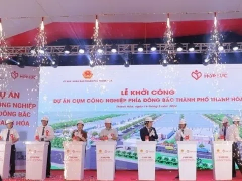 Khởi công dự án Cụm công nghiệp phía Đông Bắc TP Thanh Hóa của Tổng công ty CP Hợp Lực