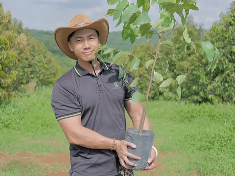 Người trẻ về vườn: Vừa trồng sầu riêng vừa cải tạo môi trường