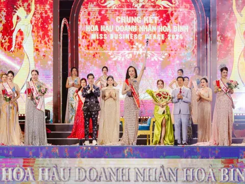 Danh hiệu Hoa hậu Doanh nhân Hoà bình 2024 gọi tên Hoắc Thị Huyền