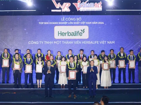 Herbalife Việt Nam được vinh danh Top 500 doanh nghiệp lớn nhất Việt Nam lần thứ 6