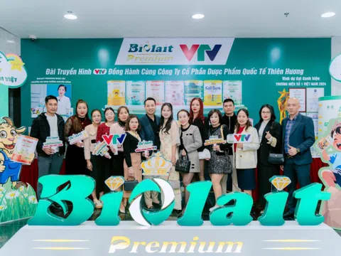 Thương hiệu sữa Biolait ghi dấu ấn tại sự kiện ‘Tuổi trẻ VTV đồng hành cùng doanh nghiệp đón xuân 2025’