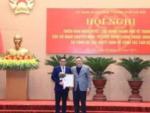 Hà Nội bổ nhiệm 10 lãnh đạo Sở, ngành sau sắp xếp