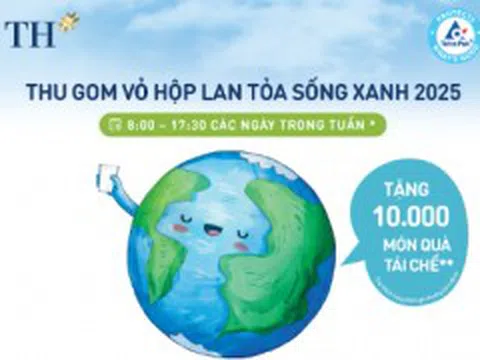 Tập đoàn TH: Thu gom vỏ hộp sữa, lan tỏa lối sống xanh 2025