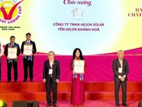 Yến Helen Khánh Hòa vinh dự nhận danh hiệu 'Hàng Việt Nam chất lượng cao' năm 2025