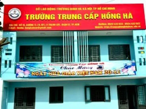 Trường Trung cấp Hồng Hà: Lấy bằng chính quy với hệ đào tạo từ xa