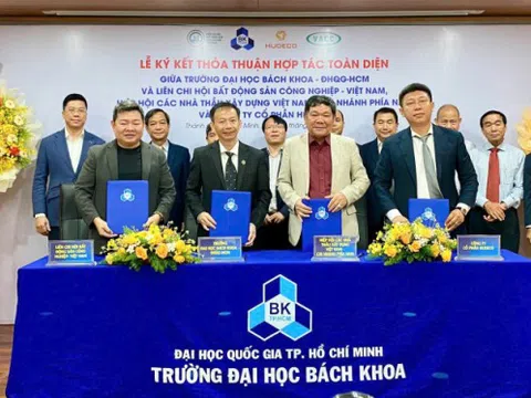 Đại học Bách khoa TP.HCM hợp tác toàn diện với VIREA, VACC và HUDECO