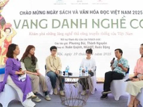 Ra mắt bộ sách 'Vang danh nghề cổ - Khám phá những làng nghề thủ công truyền thống của Việt Nam'
