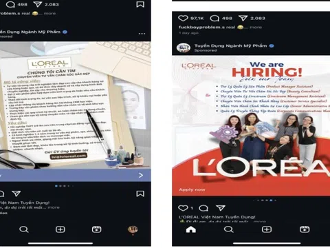 L'ORÉAL Việt Nam cảnh báo về mạo danh công ty để tuyển dụng lừa đảo