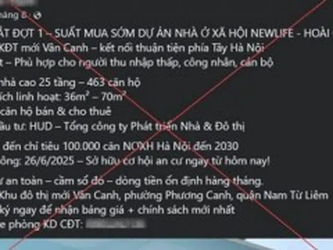 Cảnh giác với bẫy lừa đảo 'suất nội bộ' mua nhà ở xã hội