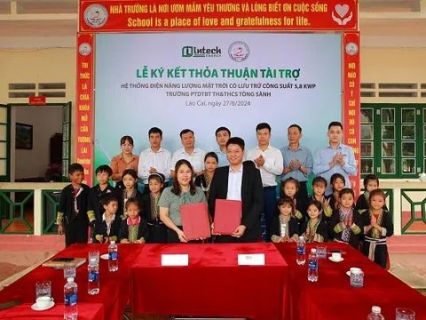 Intech Energy mang điện năng lượng mặt trời về trường bản tỉnh Lào Cai