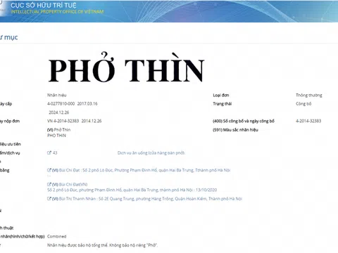 Từ chuyện một tên gọi, hai thương hiệu 'Phở Thìn': Lợi ích khi đăng ký bảo hộ nhãn hiệu trước