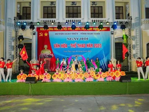 Giao Thủy (Nam Định): Tái hiện thời kỳ lịch sử hào hùng của dân tộc qua Hội diễn văn nghệ giàu tính nghệ thuật