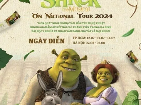 Nhạc kịch 'Shrek: On National Tour' chuẩn bị được trình diễn tại TP Hồ Chí Minh và Hà Nội