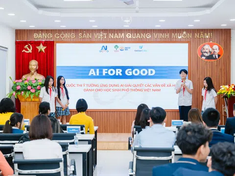 Cuộc thi AI for Good Việt Nam 2025 giúp học sinh thúc đẩy niềm yêu thích công nghệ