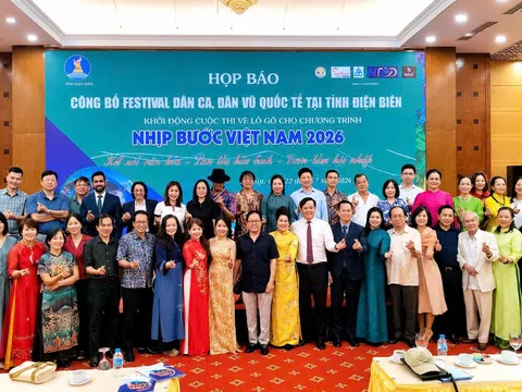 Điện Biên đăng cai Festival Dân ca Dân vũ Quốc tế 2026