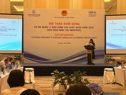 Việt Nam khởi động Dự án bảo vệ tầng ozone SMS-MP