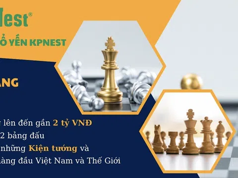 12 cúp mạ vàng KPNEST tìm chủ nhân tại Giải cờ vua KPNEST 2024