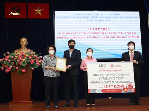 BRG và SeABank tặng 1 triệu test kháng nguyên SARS-COV-2 cho TP. Hồ Chí Minh