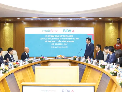 BIDV và MobiFone ký kết thỏa thuận hợp tác toàn diện giai đoạn 2021-2026