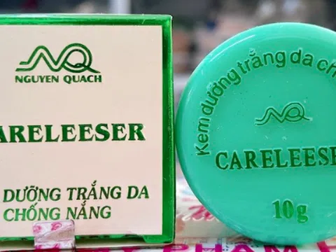 Thu hồi kem dưỡng trắng da chống nắng Careleeser