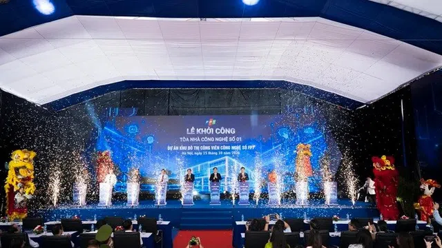 Hà Nội: Tập đoàn FPT khởi công Tòa nhà Công nghệ số 01 quy mô hơn 1.300 tỷ đồng
