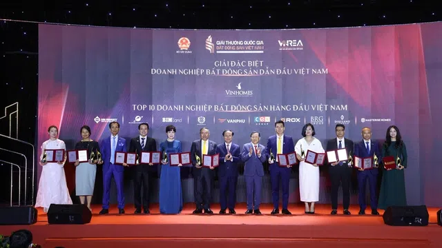 Giải thưởng Quốc gia Bất động sản Việt Nam lần thứ II vinh danh các doanh nghiệp, dự án tiêu biểu